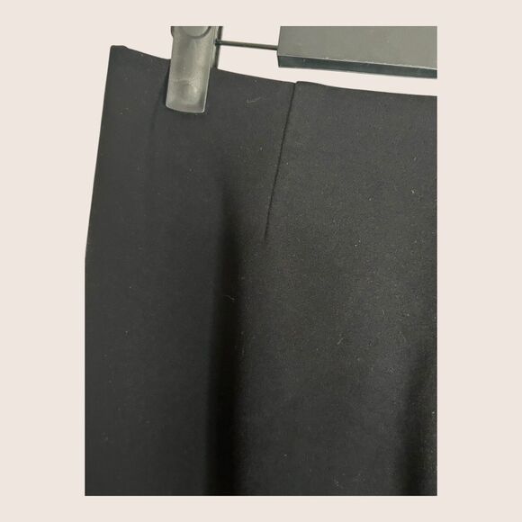 🖤 EILEEN FISHER VISCOSE STRETCH PONTE PANTS BLACK PETITE SMALL - Picture 3 of 5